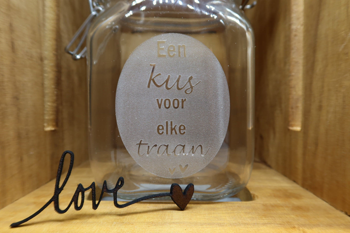 Snoeppot met een boodschap! - VISSEN SNOEP