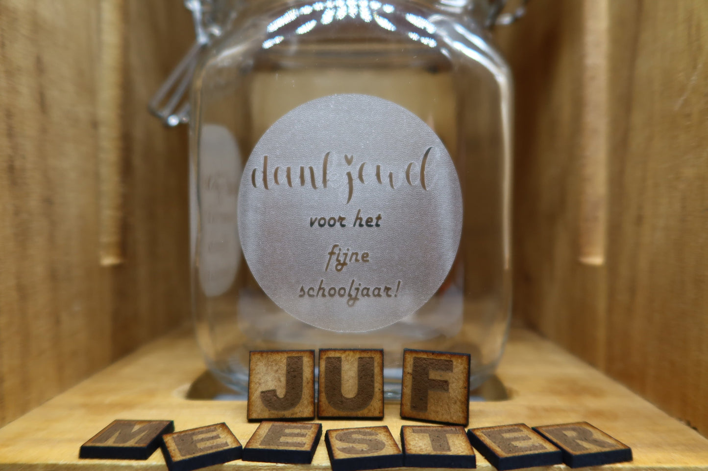 Snoeppot met een boodschap! - GEMENGD SNOEP