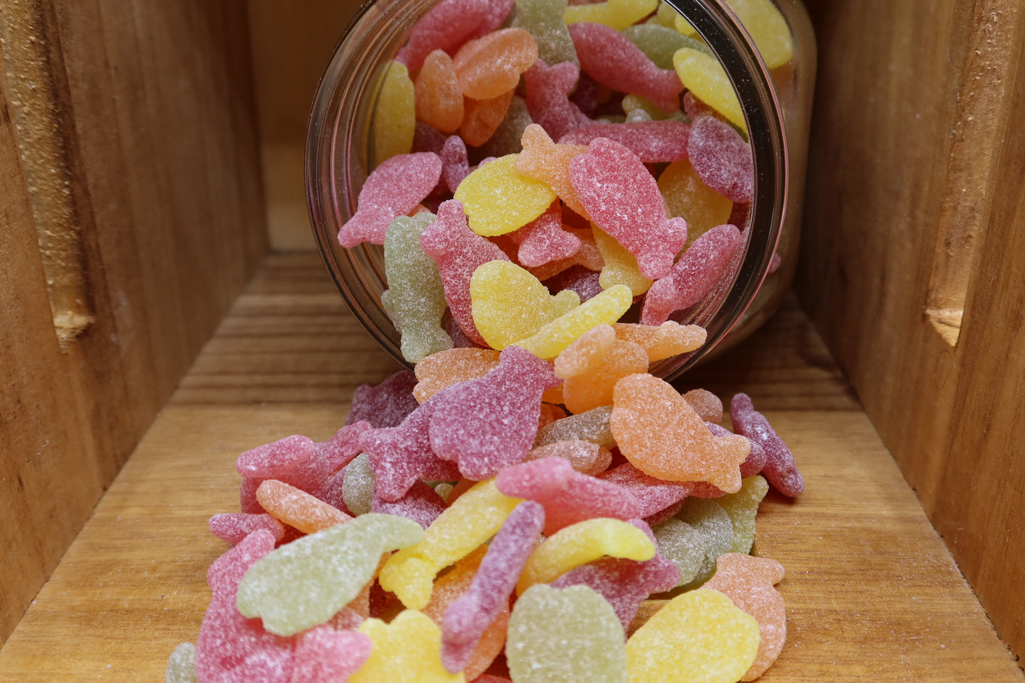 Snoeppot met een boodschap! - VISSEN SNOEP