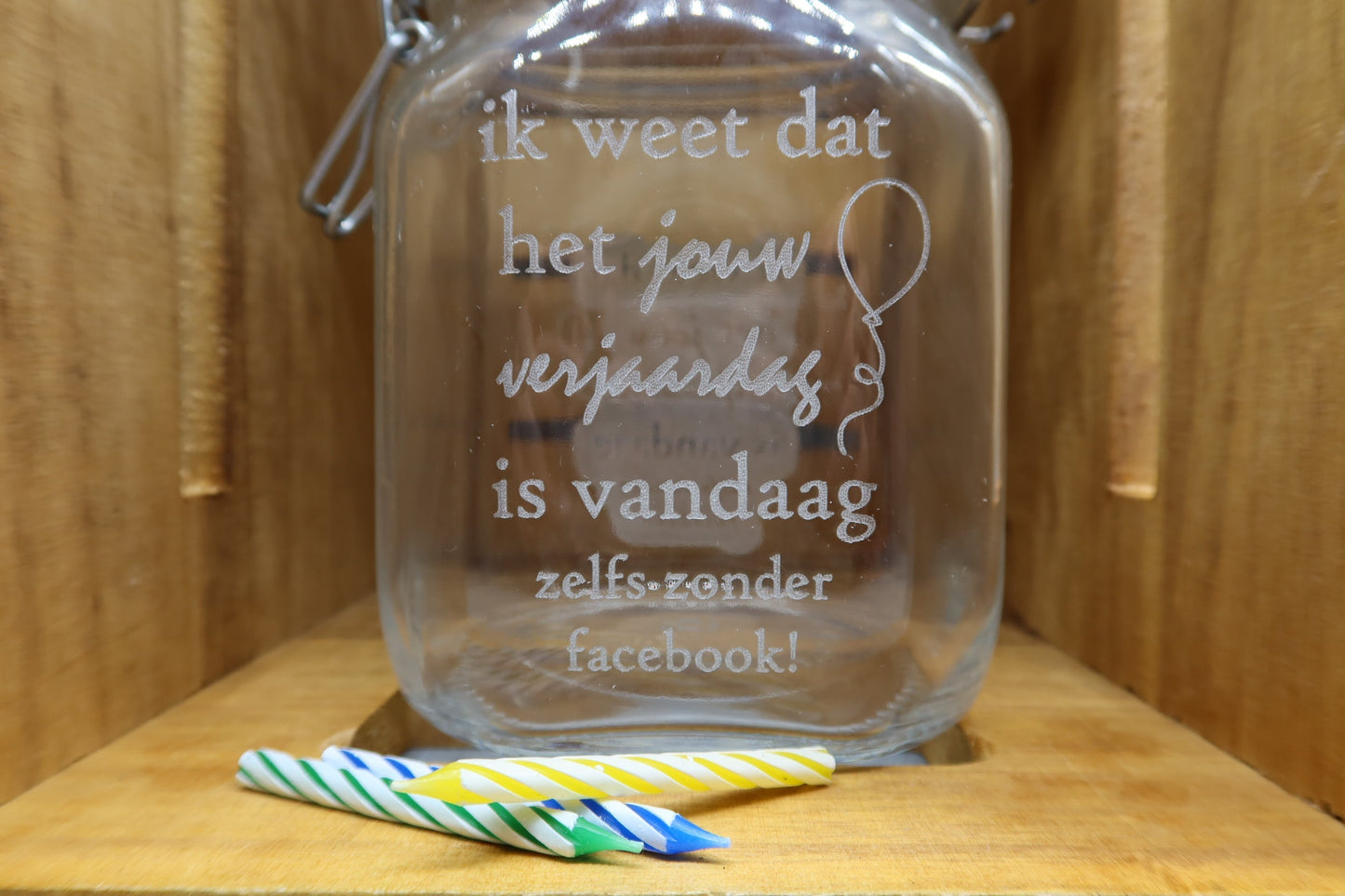 Snoeppot met een boodschap! - KAUWGOM SNOEP