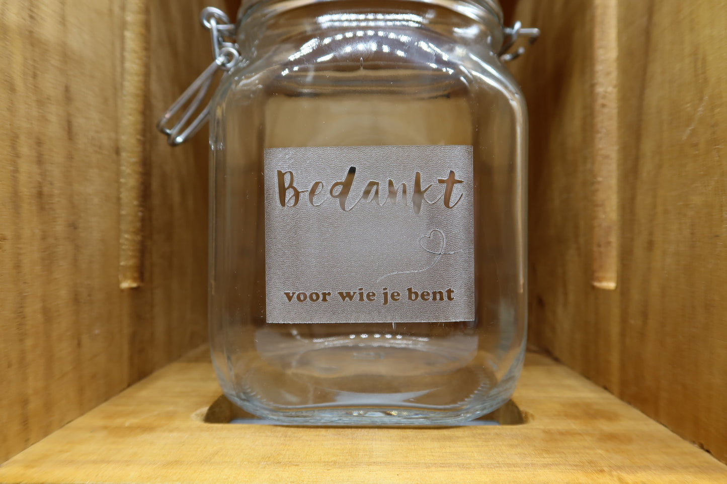 Snoeppot met een boodschap! - KAUWGOM SNOEP